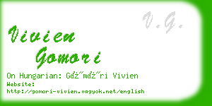 vivien gomori business card